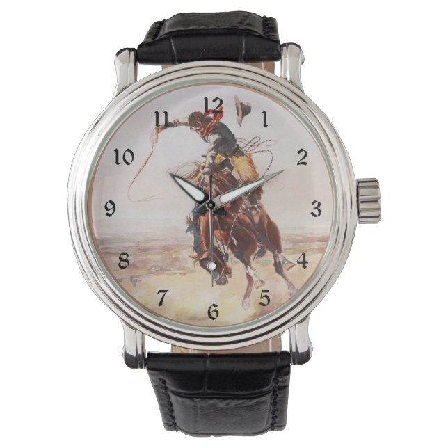 A Bad Hoss Charles Russell Fine Art Watch (Front)