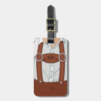 Bavarois allemand Lederhose Lederhosen étiquette d