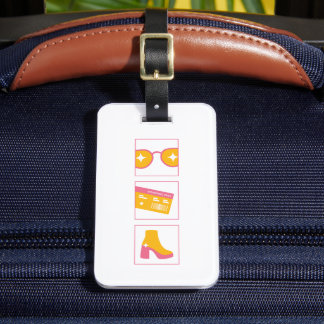 À Bagage Étiquette Aller sur les bagages de vacances
