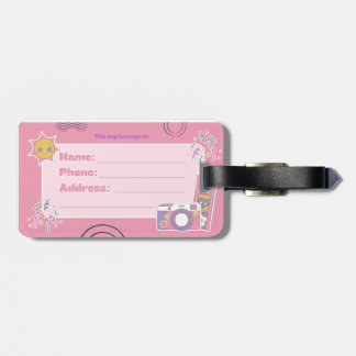 À Bagage étiquette "Ce sac appartient à"