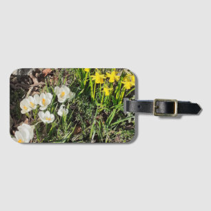 À Bagage Étiquette Daffodiles & Bagages Crocus