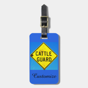 À Bagage étiquette de garde customisée