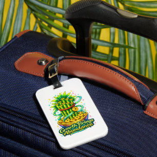À Bagage Étiquette de sac en bambou chanceux Accessoire de