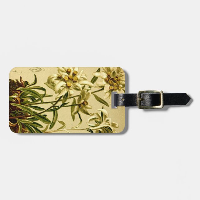 À Bagage Étiquette d'edelweiss (Devant horizontal)