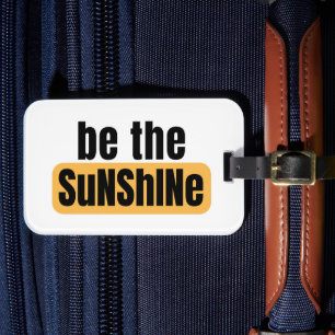 À Bagage Étiquette des bagages Sunshine