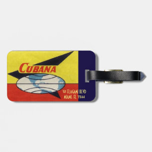 À Bagage Étiquette du Cuba Deco