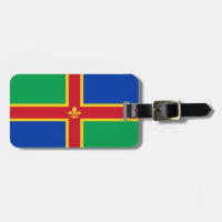 Étiquette du drapeau du Lincolnshire
