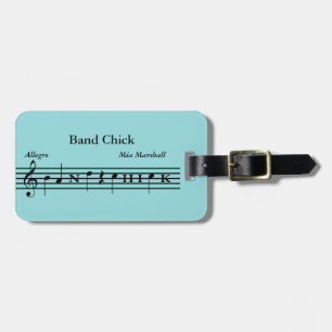 À Bagage Étiquette faite sur commande d'instrument/bagage