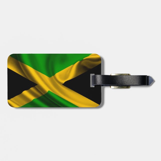 À Bagage Étiquette jamaïcaine de sac de drapeau (Dos horizontal)