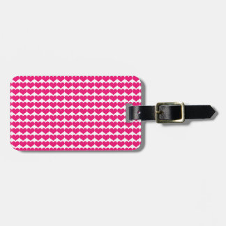 À Bagage Étiquette Motif Pink Coeur mignon