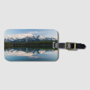 À Bagage Herbert Lake, Alberta, étiquette de sac Canada