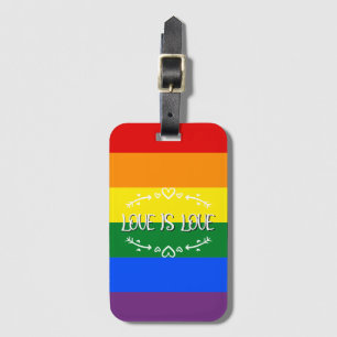 À Bagage Love is Love Arc-en-ciel Fierté LGBTQ Étiquette de