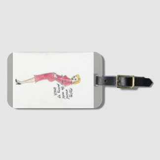 À Bagage "Volant autour du monde étiquette de sac prenant