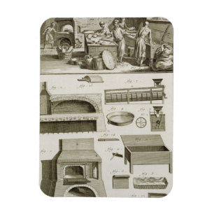 A bakery and baking equipment, from the 'Encyclope Magnet
