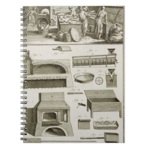 A bakery and baking equipment, from the 'Encyclope Notebook
