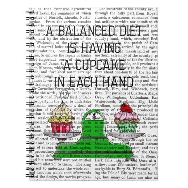 A Balanced Diet Illustration Notebook (Front)