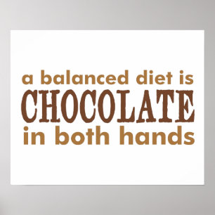 A Balanced Diet is... Poster