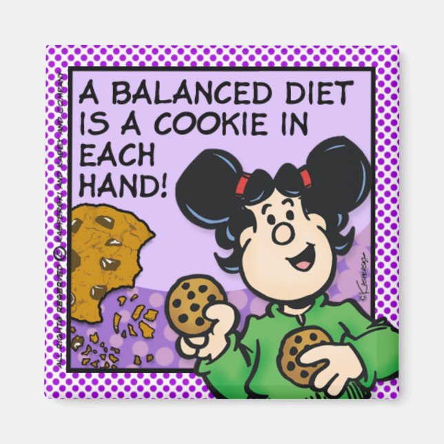 A Balanced Diet Magnet (Front)