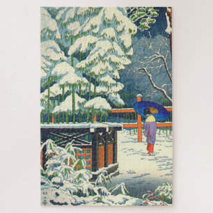 A Bamboo in the Shrine Fujishima Takeji 1953 Jigsaw Puzzle