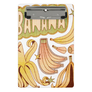 A Banana / Illustration of Banana Mini Clipboard