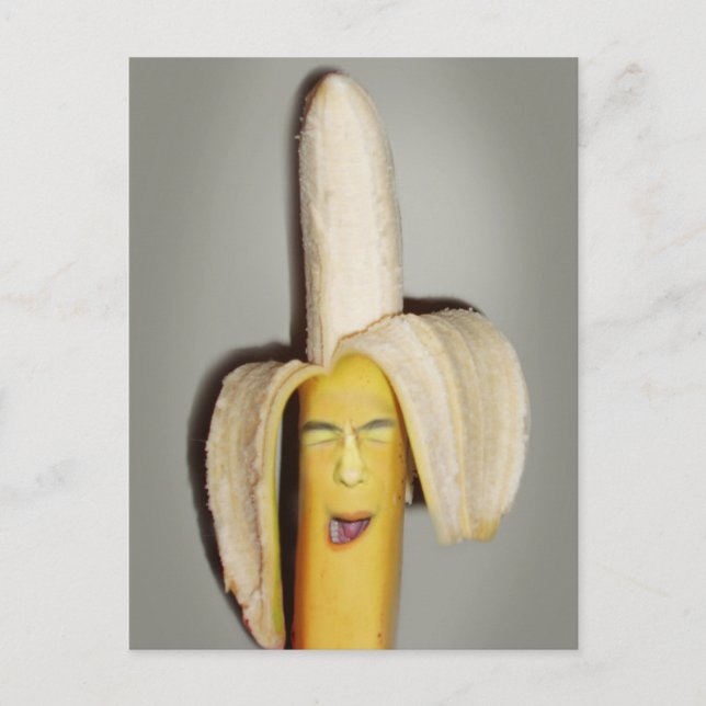 A Banana Splitting Headache Postcard (Front)