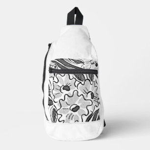 À Bandoulière Imprimer le sac de coupe