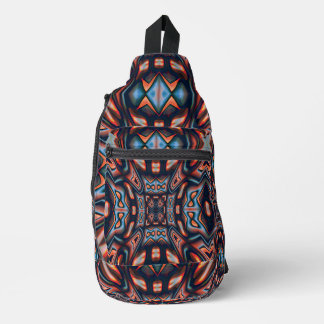 À Bandoulière Kaleidoscope Visions Russe Orange 8 Sling Sac