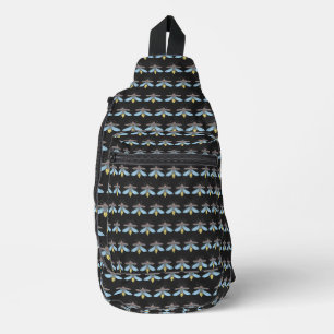 À Bandoulière Lucioles (noir) - Sac banane