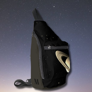 À Bandoulière Saturne planète astronomie sac nerd