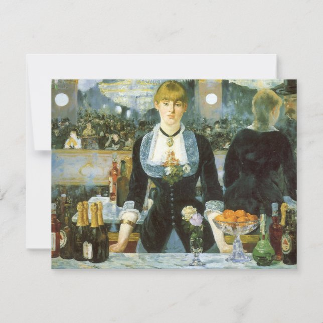 A Bar at the Folies Bergere by Edouard Manet (Front)