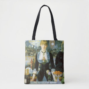 A Bar at the Folies Bergere by Edouard Manet Tote Bag