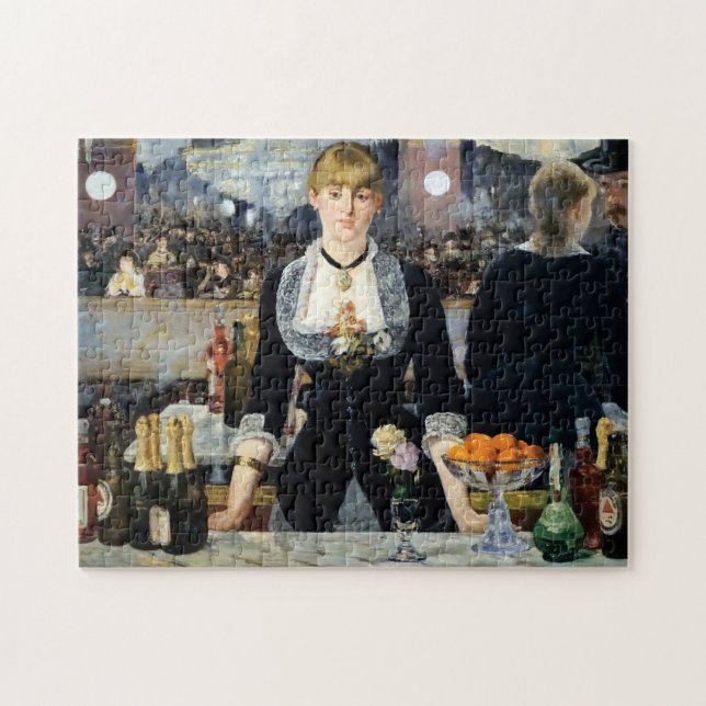 A Bar at the Folies-Bergère by Manet Jigsaw Puzzle (Horizontal)