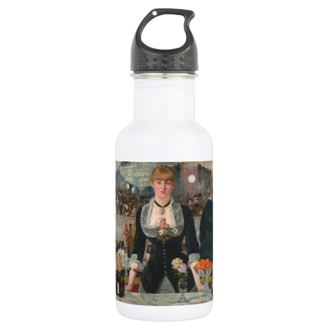 A Bar at the Folies-Bergère Edouard Manet 532 Ml Water Bottle (Front)