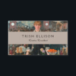 A Bar at the Folies-Bergère Edouard Manet Business Card<br><div class="desc">A classic impressionism painting by Edouard Manet from 1881,  showing a beautiful woman bartender in a restaurant. Champagne,  oranges,  and gorgeous Victorian dress,  with all the diners in the background.</div>