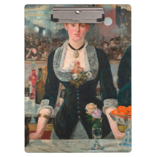 A Bar at the Folies-Bergère Edouard Manet Clipboard