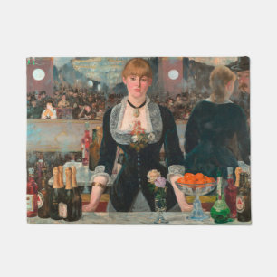 A Bar at the Folies-Bergère Edouard Manet Doormat