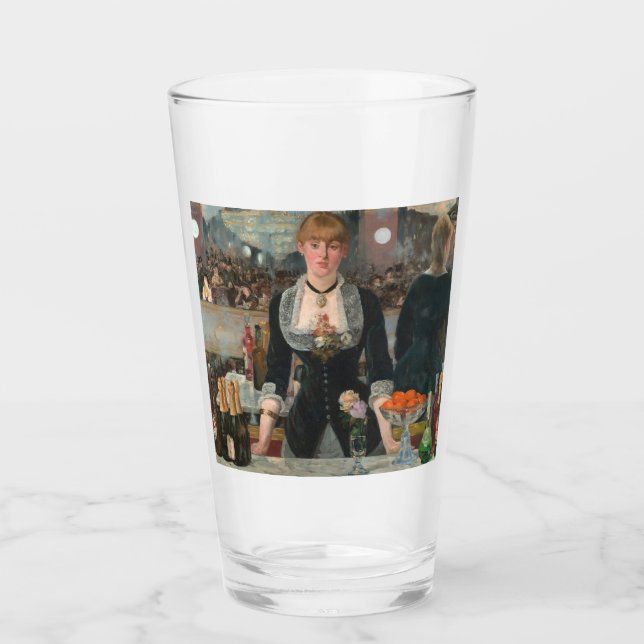 A Bar at the Folies-Bergère Edouard Manet Glass (Front)
