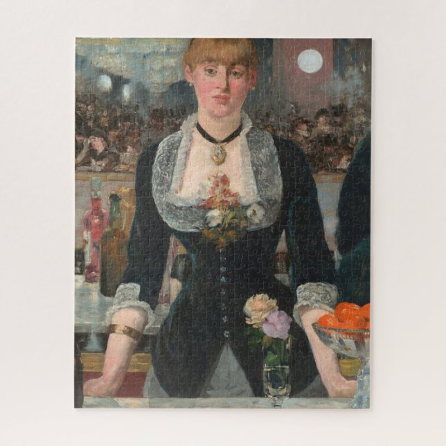 A Bar at the Folies-Bergère Edouard Manet Jigsaw Puzzle (Vertical)
