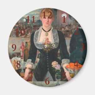 A Bar at the Folies-Bergère Edouard Manet Magnet