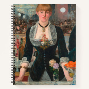 A Bar at the Folies-Bergère Edouard Manet Notebook