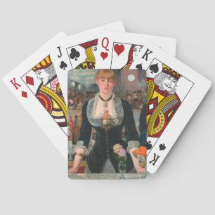 A Bar at the Folies-Bergère Edouard Manet Playing Cards
