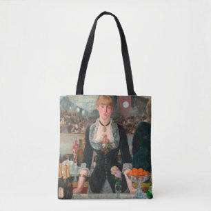 A Bar at the Folies-Bergère Edouard Manet Tote Bag