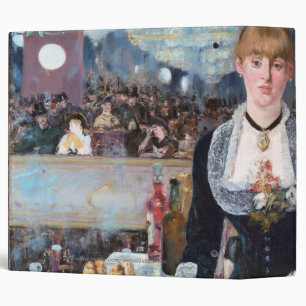 A Bar at the Folies-Bergere, Manet Binder