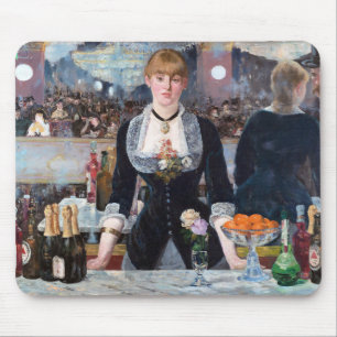 A Bar at the Folies-Bergere, Manet Mouse Pad