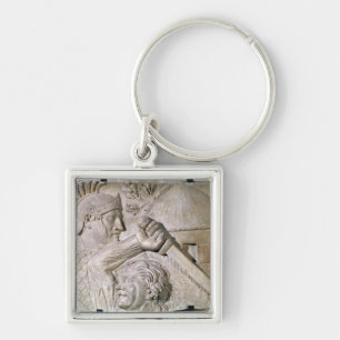 A Barbarian fighting a Roman legionary Keychain