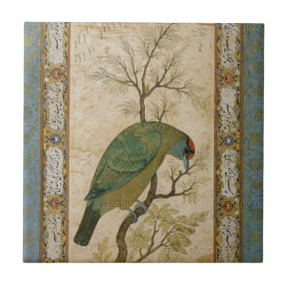 A Barbet (Himalayan blue-throated bird) Tile