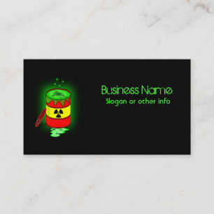 A Barrel of Toxic Waste. Business Card