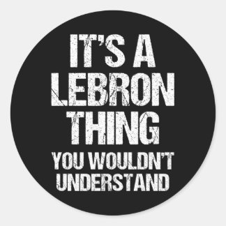 A Basball King Thing Wouldnt Understand - Funny Classic Round Sticker