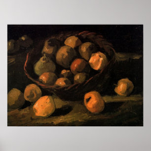 A Basket of Apples by Vincent van Gogh Poster