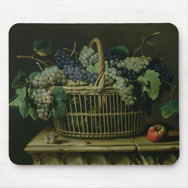 A Basket of Grapes Mouse Pad (Front)